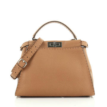 Fendi Selleria Peekaboo Bag Leather Regular