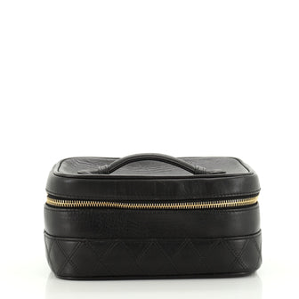 Chanel Vintage Cosmetic Case Lambskin 
