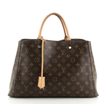 Louis Vuitton Montaigne Handbag Monogram Canvas GM