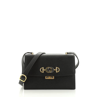 Gucci Zumi Flap Shoulder Bag Leather Small