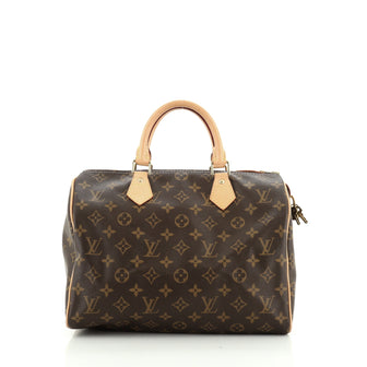 Louis Vuitton Speedy Handbag Monogram Canvas 30