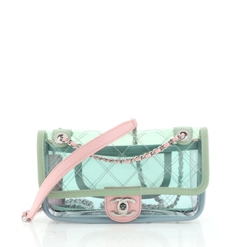 Chanel Coco Splash Flap Bag Quilted PVC With Lambskin Medium