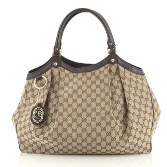 Gucci Sukey Tote GG Canvas Large
