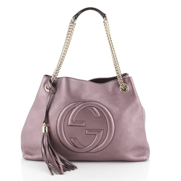 Gucci Soho Chain Strap Shoulder Bag Leather Medium