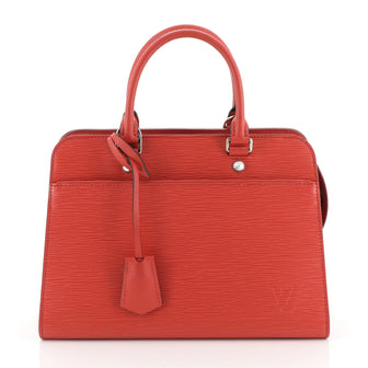 Louis Vuitton Vaneau Handbag Epi Leather MM