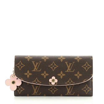 Louis Vuitton Emilie Wallet Limited Edition Bloom Flower Monogram Canvas 
