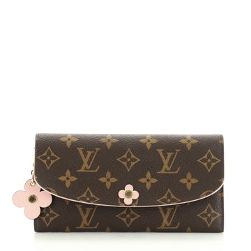 Louis Vuitton Emilie Wallet Limited Edition Bloom Flower Monogram Canvas 