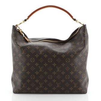 Louis Vuitton Sully Handbag Monogram Canvas MM