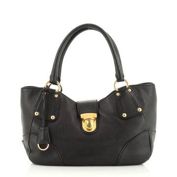 Prada Antic Pushlock Tote Vitello Daino Large
