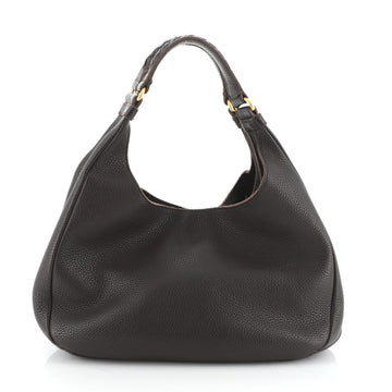 Bottega Veneta Campana Hobo Leather Small