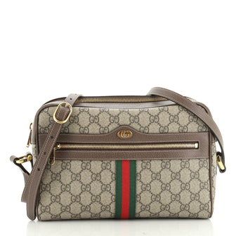 Gucci Ophidia Shoulder Bag GG Coated Canvas Small