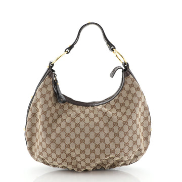 Gucci Interlocking Hobo GG Canvas Medium