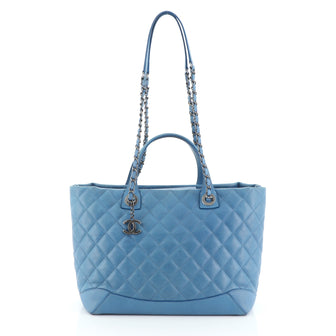 Chanel Easy Shopping Tote Quilted Lambskin Large