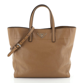 Prada Convertible Soft Shopping Tote Saffiano Leather Medium
