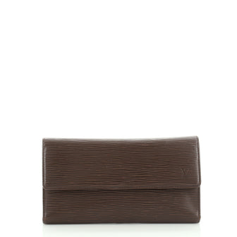 Louis Vuitton Porte Tresor International Wallet Epi Leather 