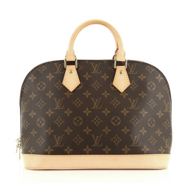 Louis Vuitton Alma Handbag Monogram Canvas PM