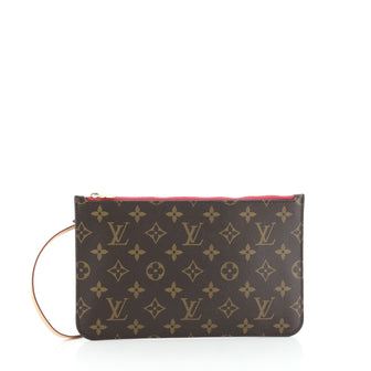 Louis Vuitton Neverfull Pochette Monogram Canvas Large