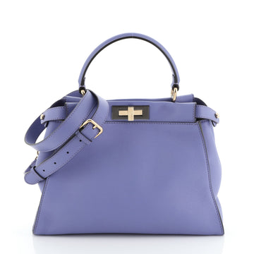 Fendi Peekaboo Bag Rigid Leather Regular