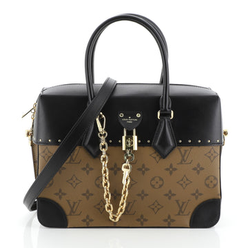 Louis Vuitton City Malle Handbag Reverse Monogram Canvas and Leather MM