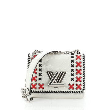 Louis Vuitton Twist Handbag Whipstitch Epi Leather PM
