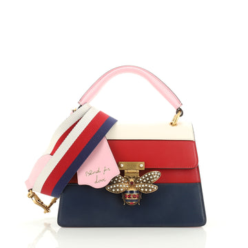 Gucci Queen Margaret Top Handle Bag Colorblock Leather Small
