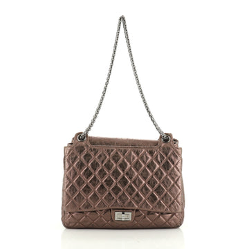 Chanel Accordion Reissue Flap Bag Quilted Aged Calfskin Large