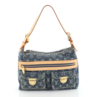 Louis Vuitton Baggy Handbag Denim PM