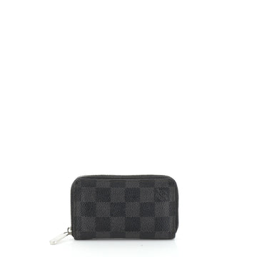 Zippy Coin Purse Damier Graphite Vertical