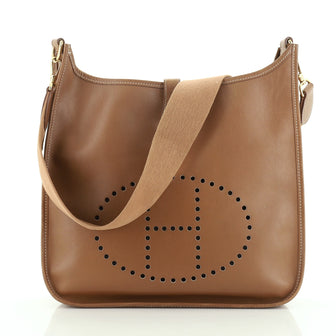 Hermes Evelyne Crossbody Gen I Evergrain GM