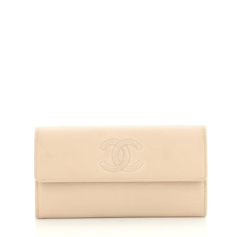Chanel Timeless CC Flap Wallet Caviar Long