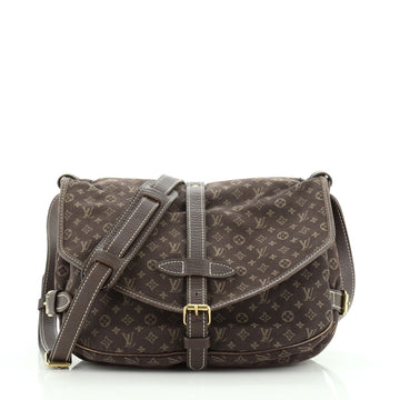 Louis Vuitton Saumur Handbag Mini Lin 30