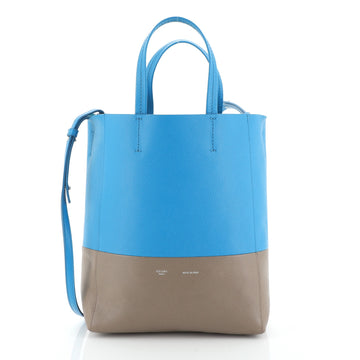 Celine Vertical Bi-Cabas Tote Grained Calfskin Small