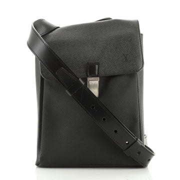 Louis Vuitton Saratov Messenger Bag Taiga Leather and Canvas PM