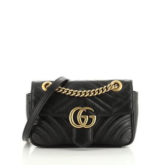 Gucci GG Marmont Flap Bag Matelasse Leather Mini