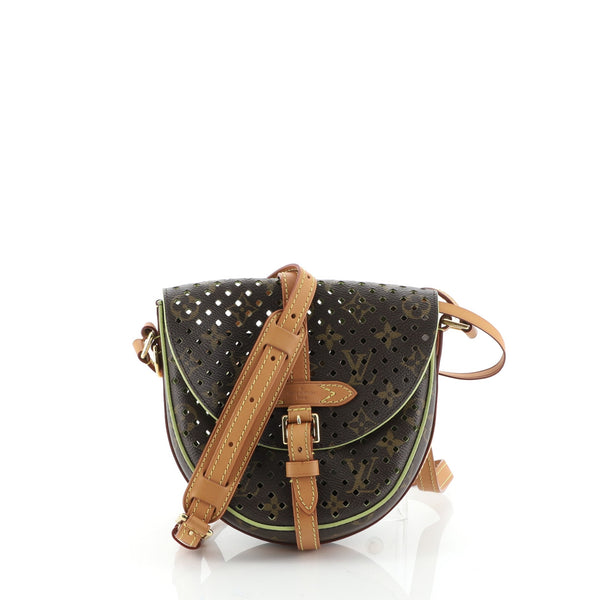 Louis Vuitton - Authenticated Chantilly Handbag - Linen Brown Floral for Women, Good Condition