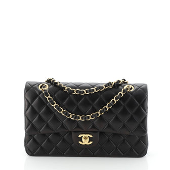 Chanel Classic Double Flap Bag Quilted Lambskin Medium