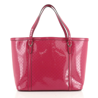 Gucci Nice Tote Microguccissima Patent Medium