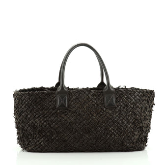 Bottega Veneta Cabat Tote Intrecciato Frayed Memory Nappa Medium