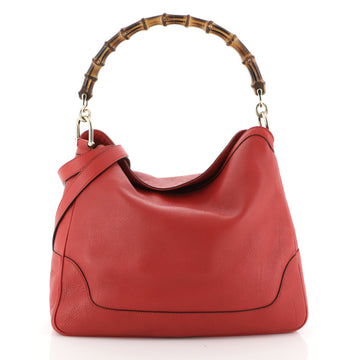 Gucci Diana Bamboo Convertible Shoulder Bag Leather Medium