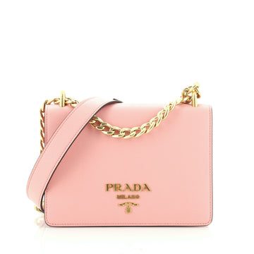 Prada Chain Flap Bag Saffiano Leather Small
