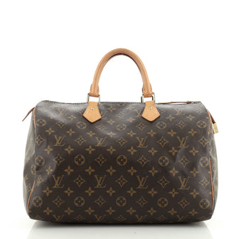 Louis Vuitton Speedy Handbag Monogram Canvas 35