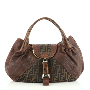 Tortoise Spy Bag Zucca Canvas and Leather