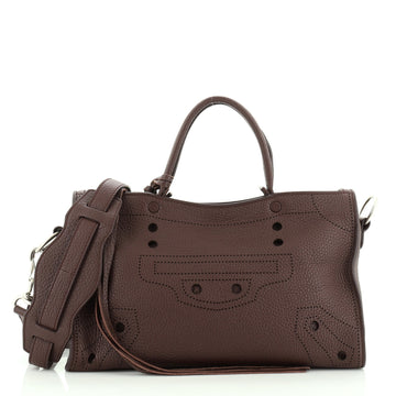 Balenciaga Blackout City Bag Leather Small