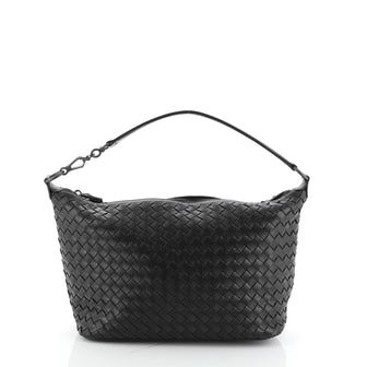 Bottega Veneta Zip Hobo Intrecciato Nappa Small