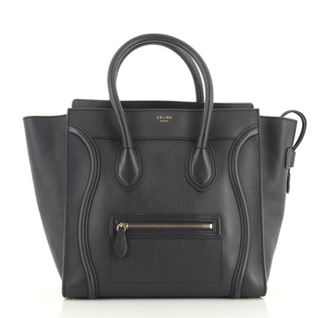 Celine Luggage Bag Smooth Leather Mini