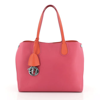 Christian Dior Addict Shopping Tote Leather Small