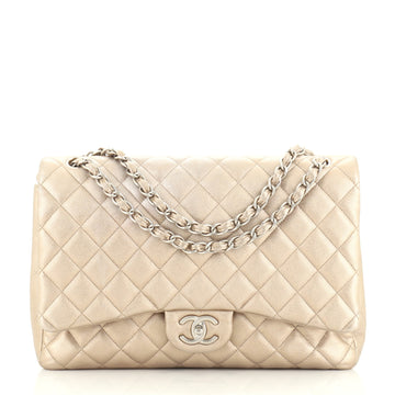 Chanel Classic Double Flap Bag Quilted Lambskin Maxi