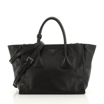 Prada Twin Pocket Tote Glace Calf Medium