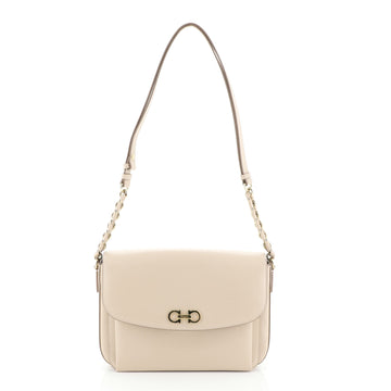 Salvatore Ferragamo Sandrine Shoulder Bag Leather Medium