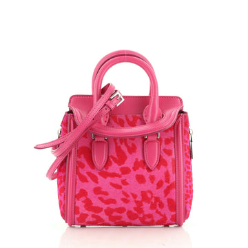 Alexander McQueen Heroine Tote Printed Calf Hair Mini